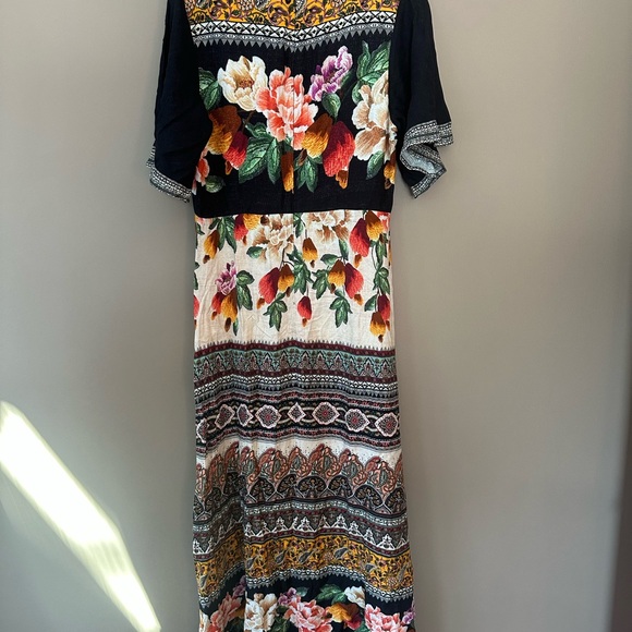 Farm Rio for Anthropologie Esmeralda Floral Maxi Dress - Picture 4 of 4